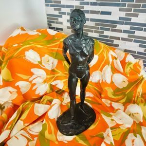 Elegant Black Home Art Sculpture